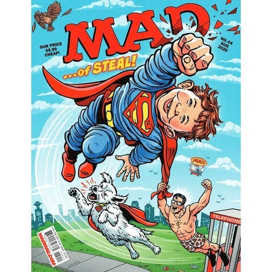 MAD MAGAZINE #44 AUGUST 2025 MAD OF STEAL SUPERMAN KRYPTO