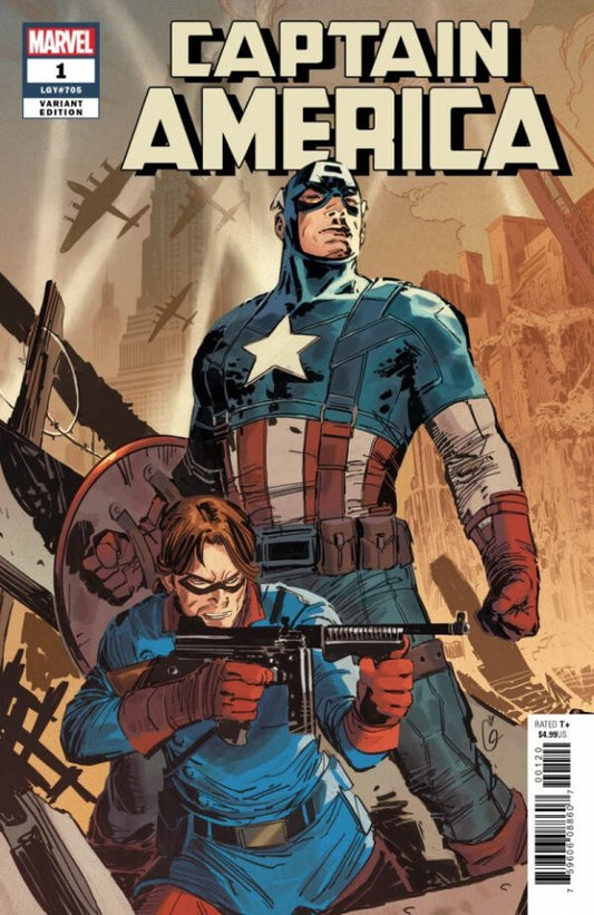 CAPTAIN AMERICA #1 NM 1ST PRINT GARNEY VARIANT MARVEL COMICS 2018