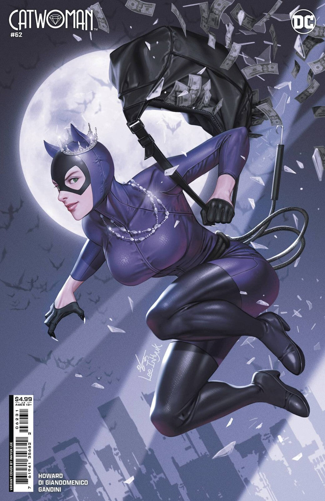 CATWOMAN #62 INHYUK LEE VARIANT HOWARD DI GIANDOMENICO 1ST PRINT DC 2024 NM