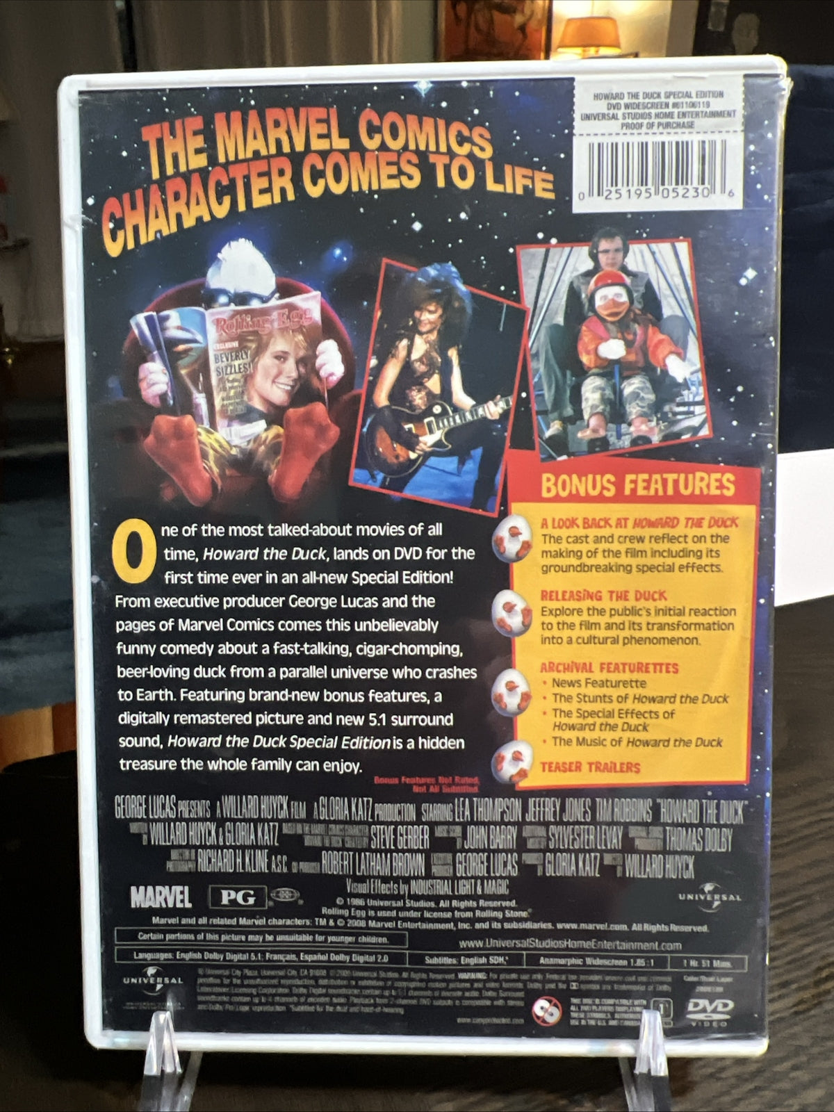 Howard the Duck Special Edition DVD VeryGood Condition George Lucas
