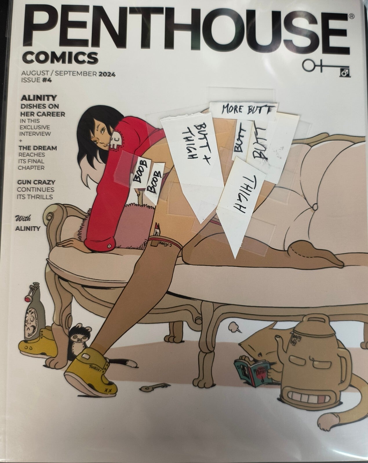 PENTHOUSE COMICS #4 (1:25) GUILLEM MARCH ALLINITY NM