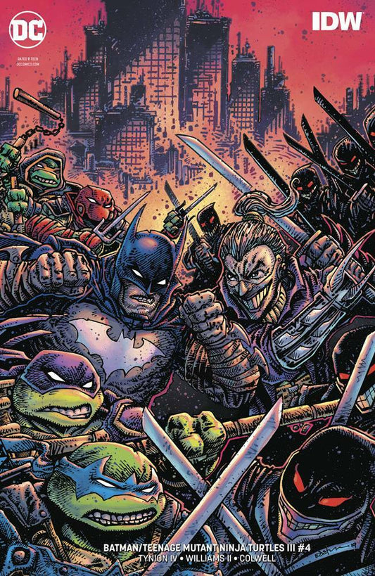 BATMAN TEENAGE MUTANT NINJA TURTLES III #4 VARIANT DC NM 1ST PRINT 2019