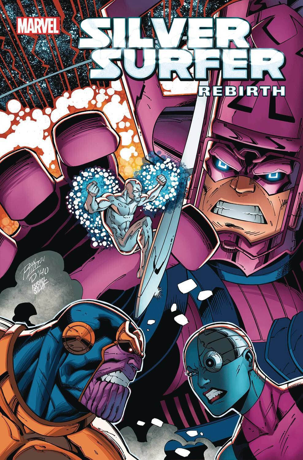 SILVER SURFER REBIRTH #3 MAIN COVER MARVEL COMICS 2022 NM RON MARZ RON LIM