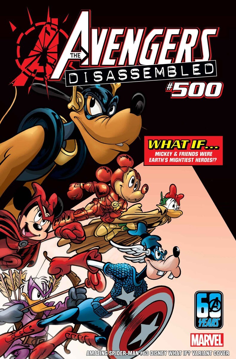 THE AVENGERS DISASSEMBLED #500 DISNEY VARIANT MARVEL COMICS 2024