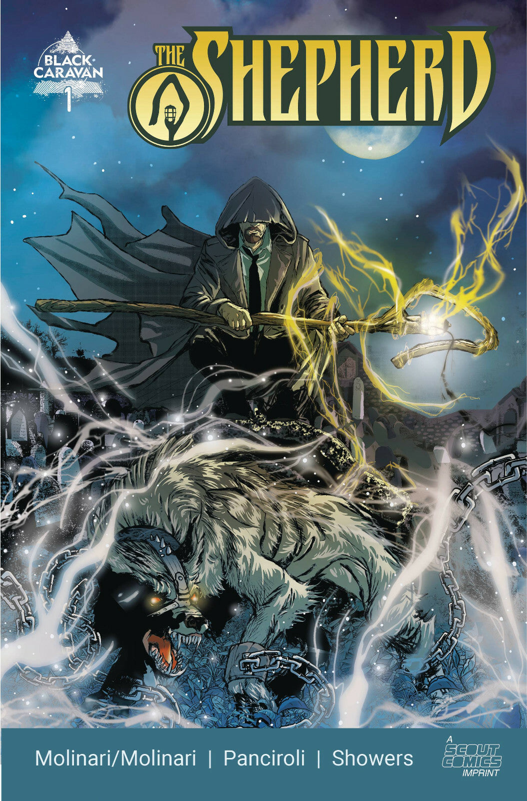 SHEPHERD #1 SCOUT COMICS MAIN COVER 1ST PRINT NM 2020 BLACK CARAVAN