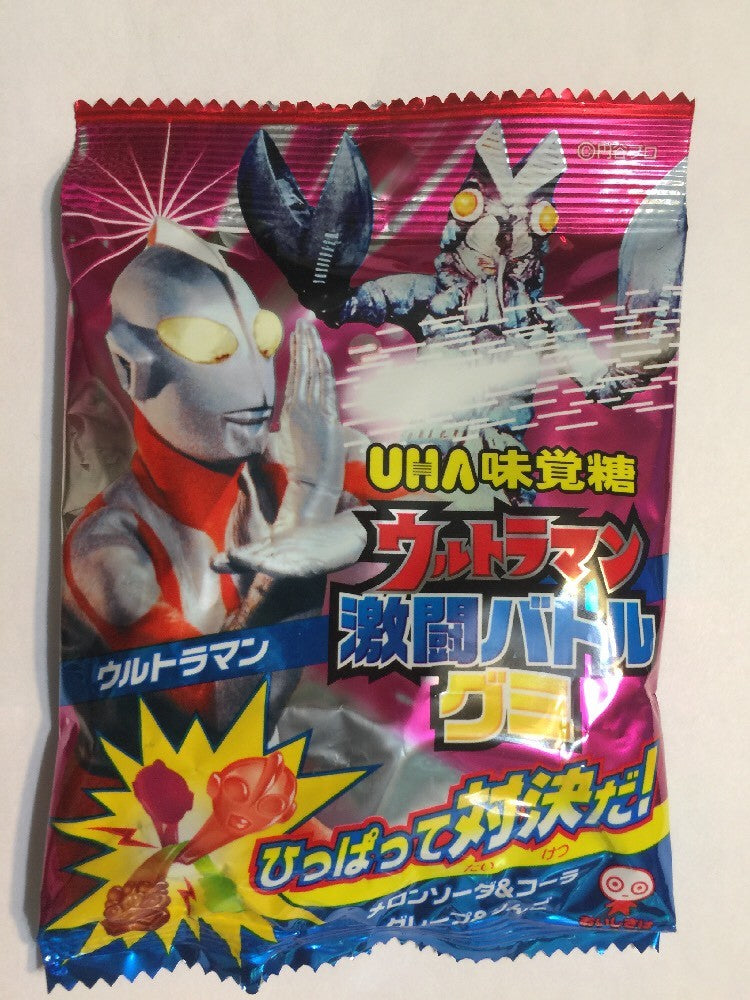 ULTRAMAN BALTAN GUMMY CANDY MELON SODA AND COLA FLAVOR EAT THEM UP YUM!
