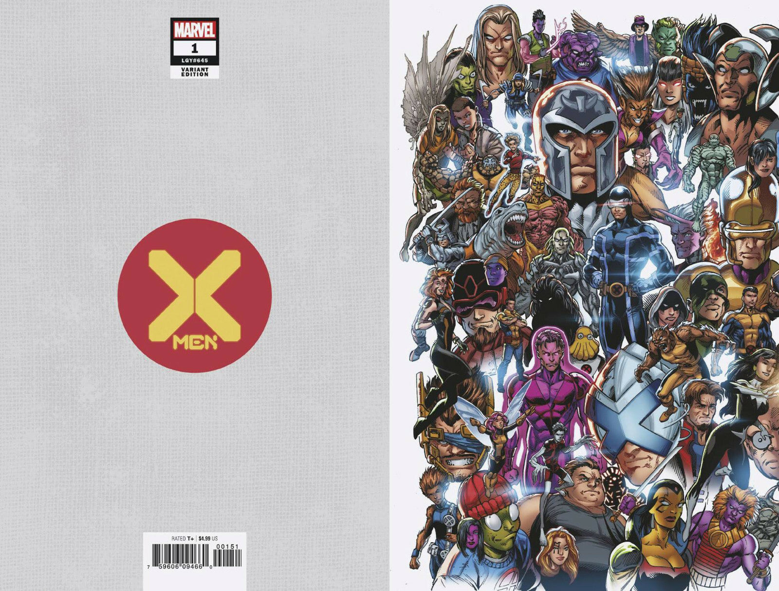 X-MEN #1 BAGLEY EVERY MUTANT EVER VARIANT DX MARVEL NM 1ST PRINT 2019