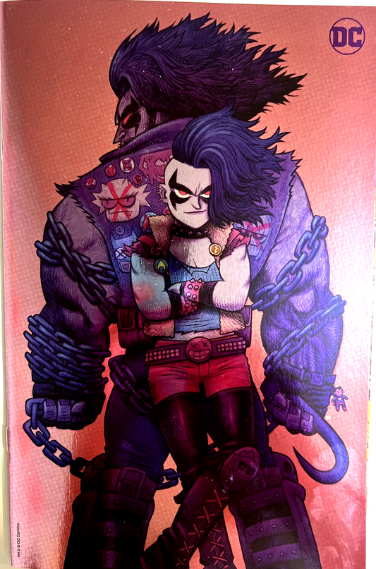 CRUSH AND LOBO #1 FOIL COVER VARIANT DC COMICS NM 2021 DAN HIPP