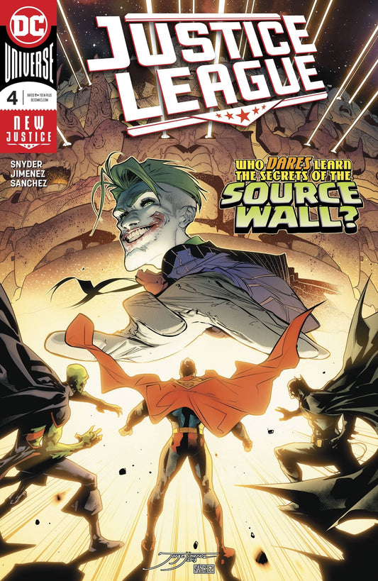JUSTICE LEAGUE #4 MAIN COVER 2018 DC COMICS NM