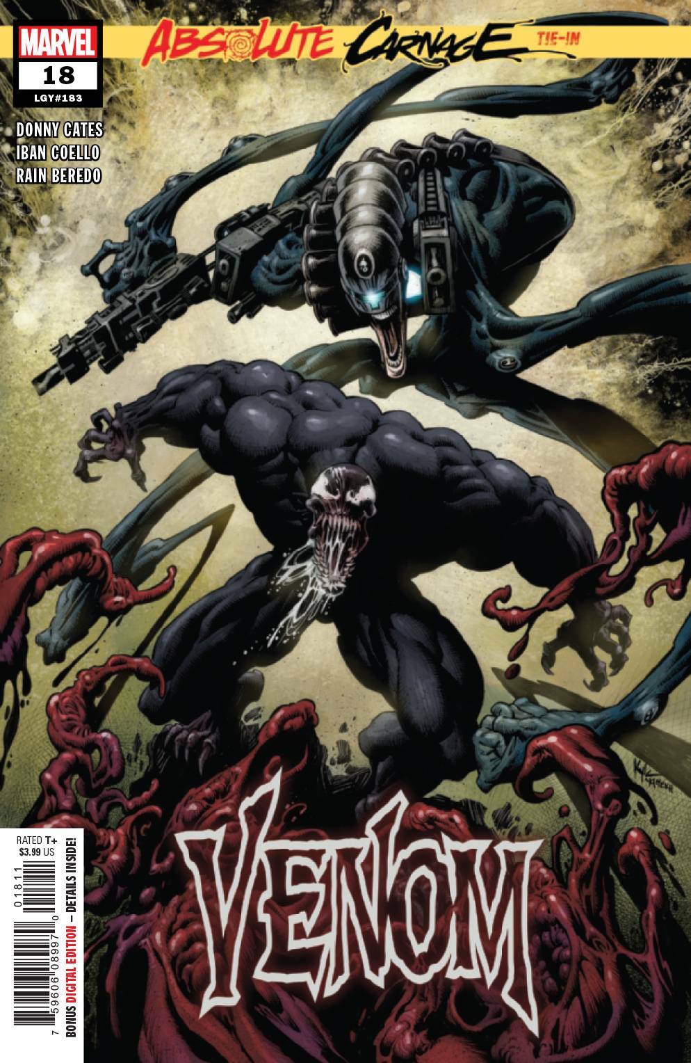 VENOM #18 AC MAIN COVER MARVEL NM 1ST PRINT 2019