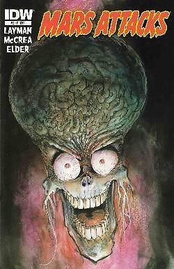MARS ATTACKS #2 COVER RI- SAM KIETH VARIANT JOHN LAYMAN NM 1ST PRINT