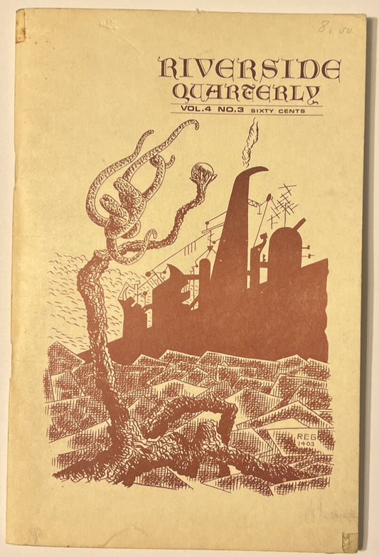 RIVERSIDE QUARTERLY VOL 4 #3 1970 KIRK ALYN ER BURROUGHS ROBERT BLOCH FAN LETTER