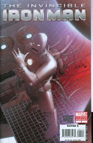 INVINCIBLE IRON MAN #1 2ND PRINT LARROCA VARIANT MATT FRACTION NM