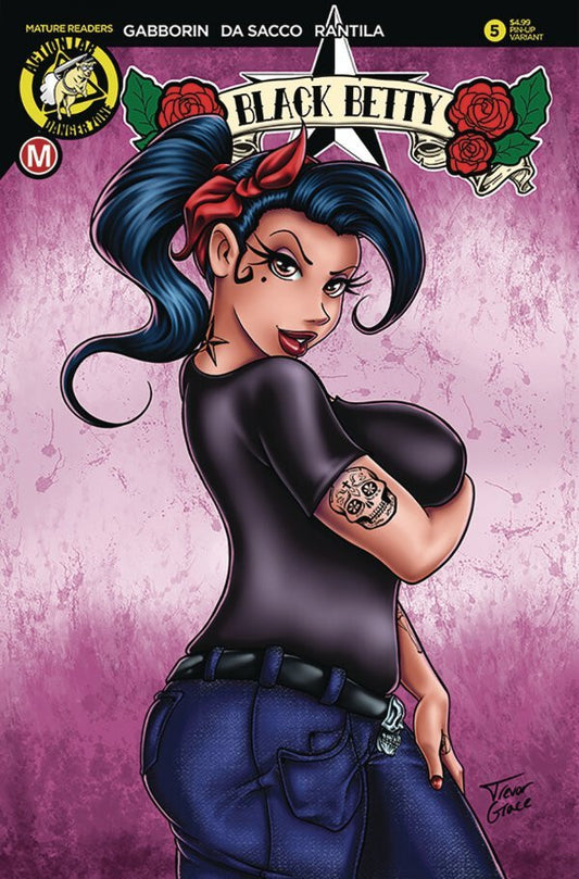 BLACK BETTY #5 NM 1ST PRINT GRACE VARIANT ACTION LAB DANGER ZONE COMICS 2018