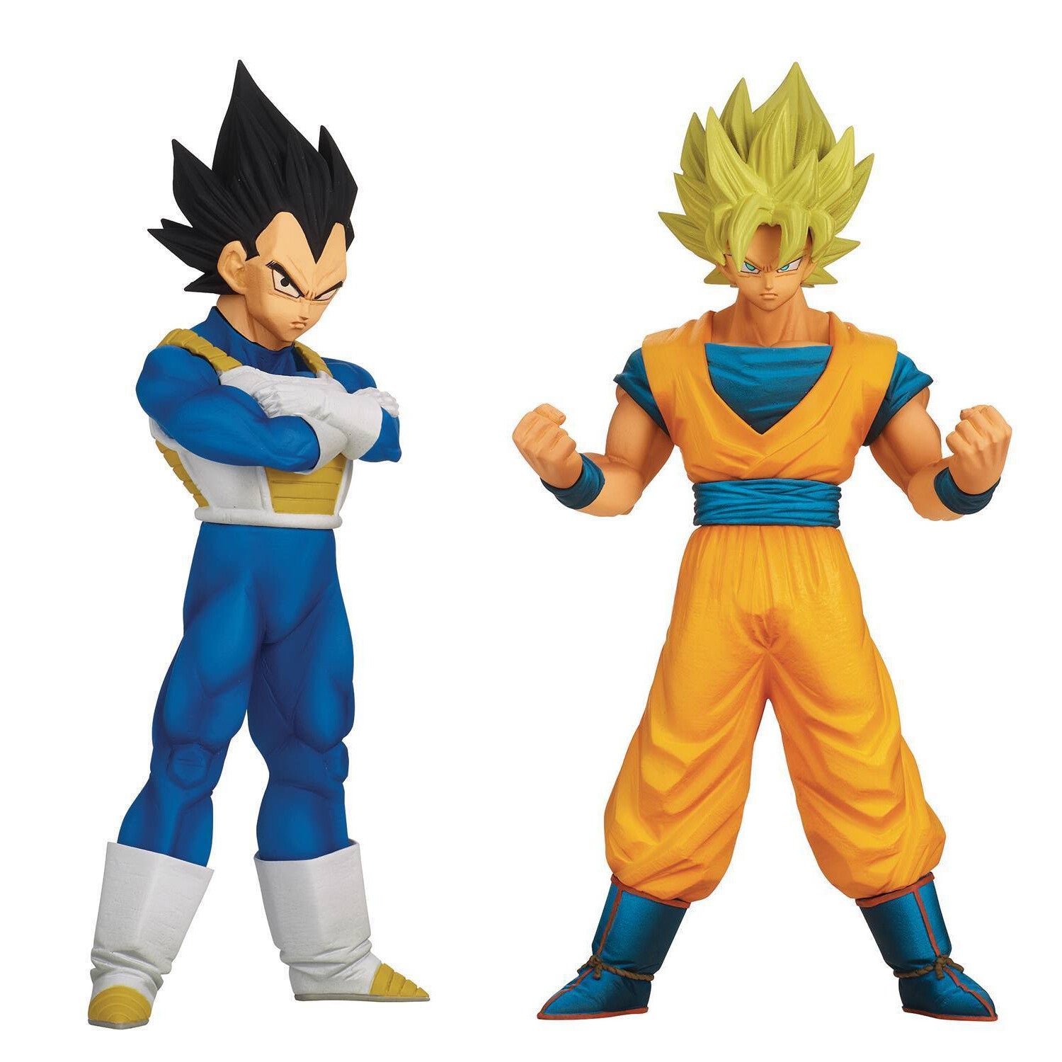 DRAGON BALL Z SUPER SAIYAN GOKU & VEGETA BURNING FIGHTERS FIGURE BANPRESTO