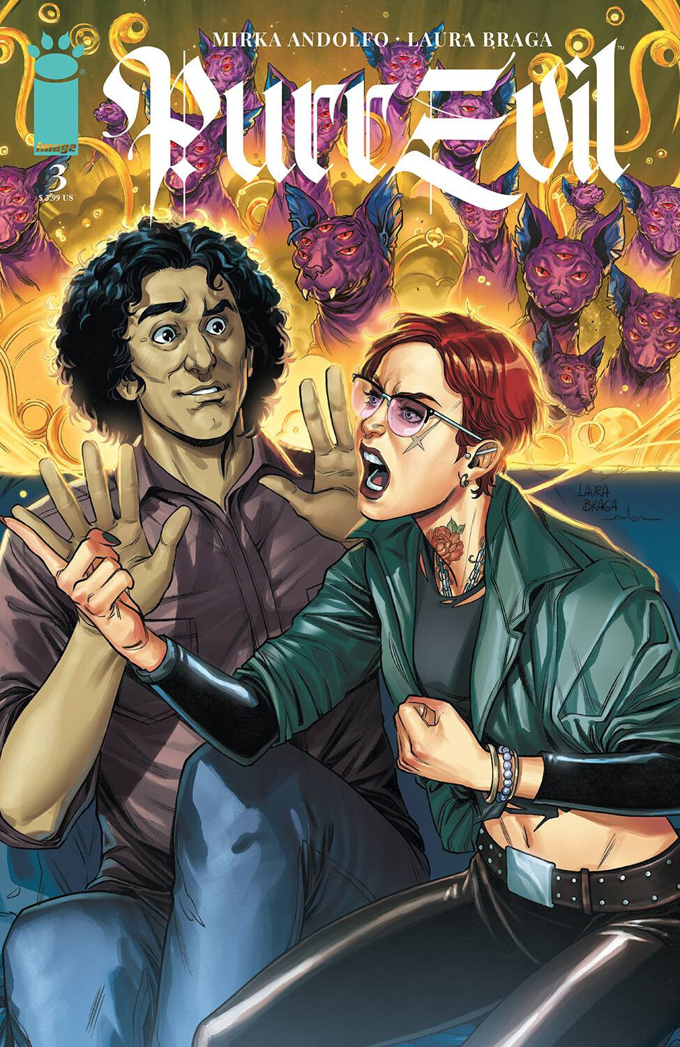 PURR EVIL #3 MIRKA ANDOLFO LAURA BRAGA IMAGE COMICS 2023
