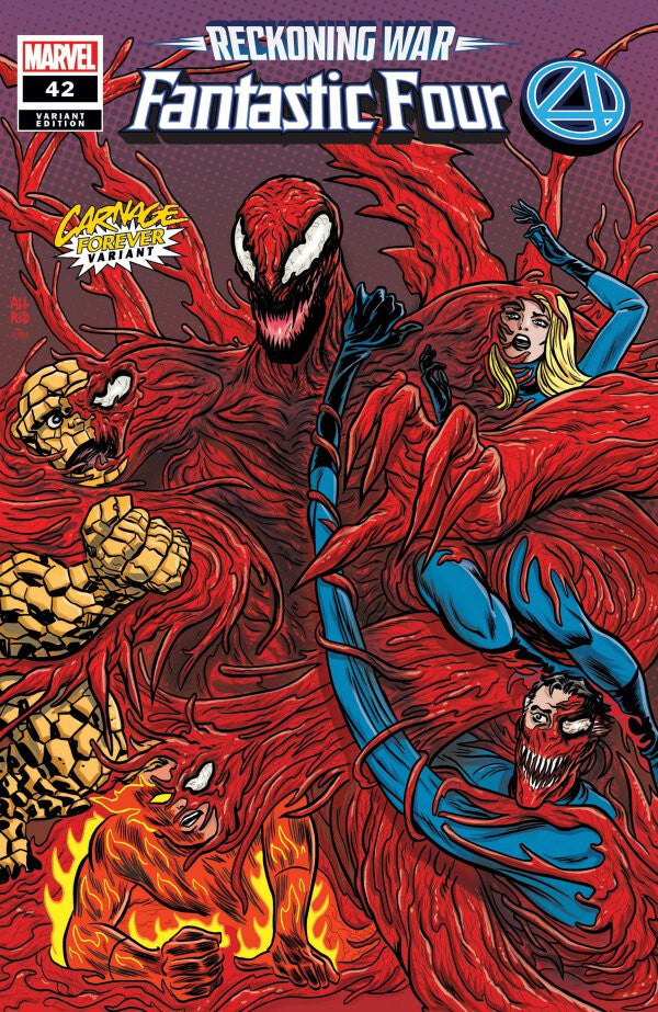 FANTSTIC FOUR #42 NM 1ST PRINT ALLRED VARIANT MARVEL COMICS 2022