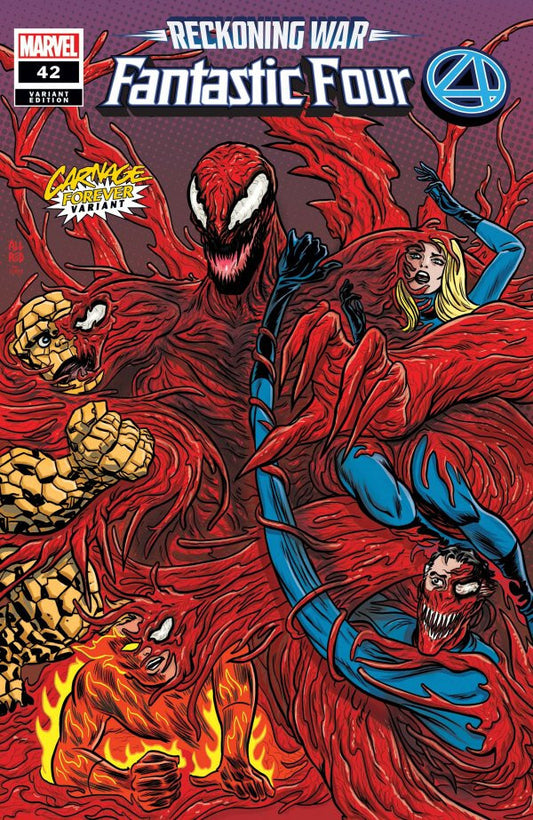 FANTSTIC FOUR #42 NM 1ST PRINT ALLRED VARIANT MARVEL COMICS 2022