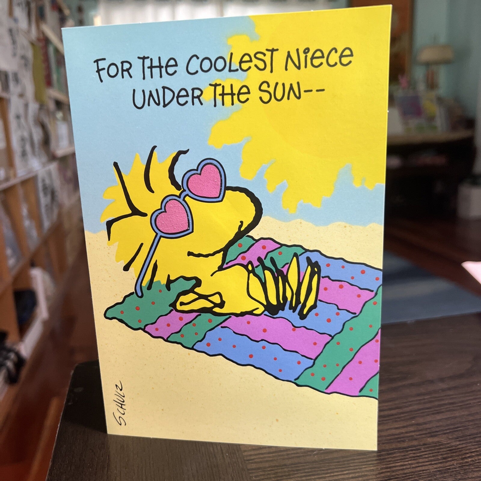 Peanuts Woodstock Hallmark Greeting Card 7.75" x 5.25" + Envelope Niece Birthday