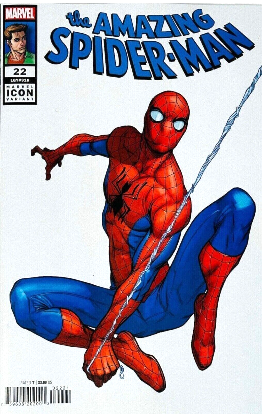 AMAZING SPIDER-MAN #22 ICON VARIANT MARVEL COMICS VFN/NM 2023