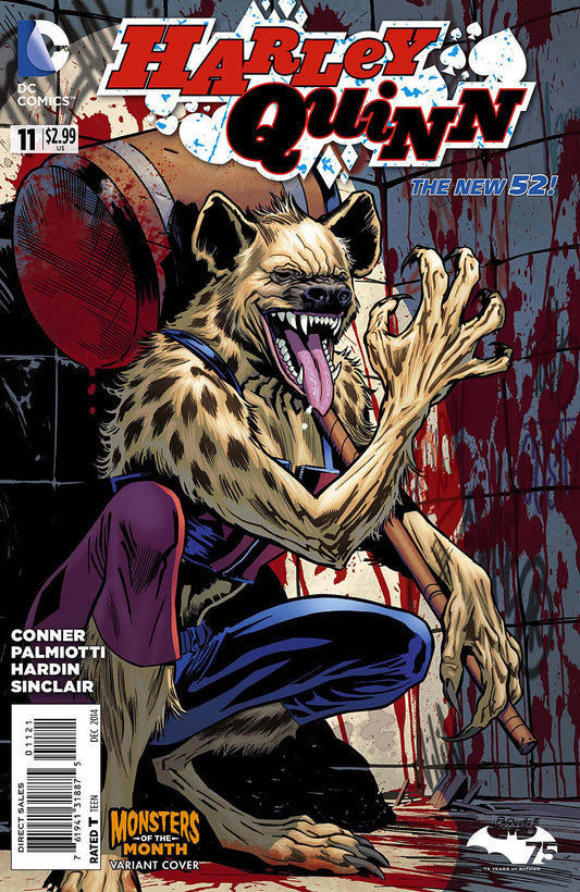 HARLEY QUINN #11 NEW 52 VARIANT COVER EDITION MONSTERS OF THE MONTH NM