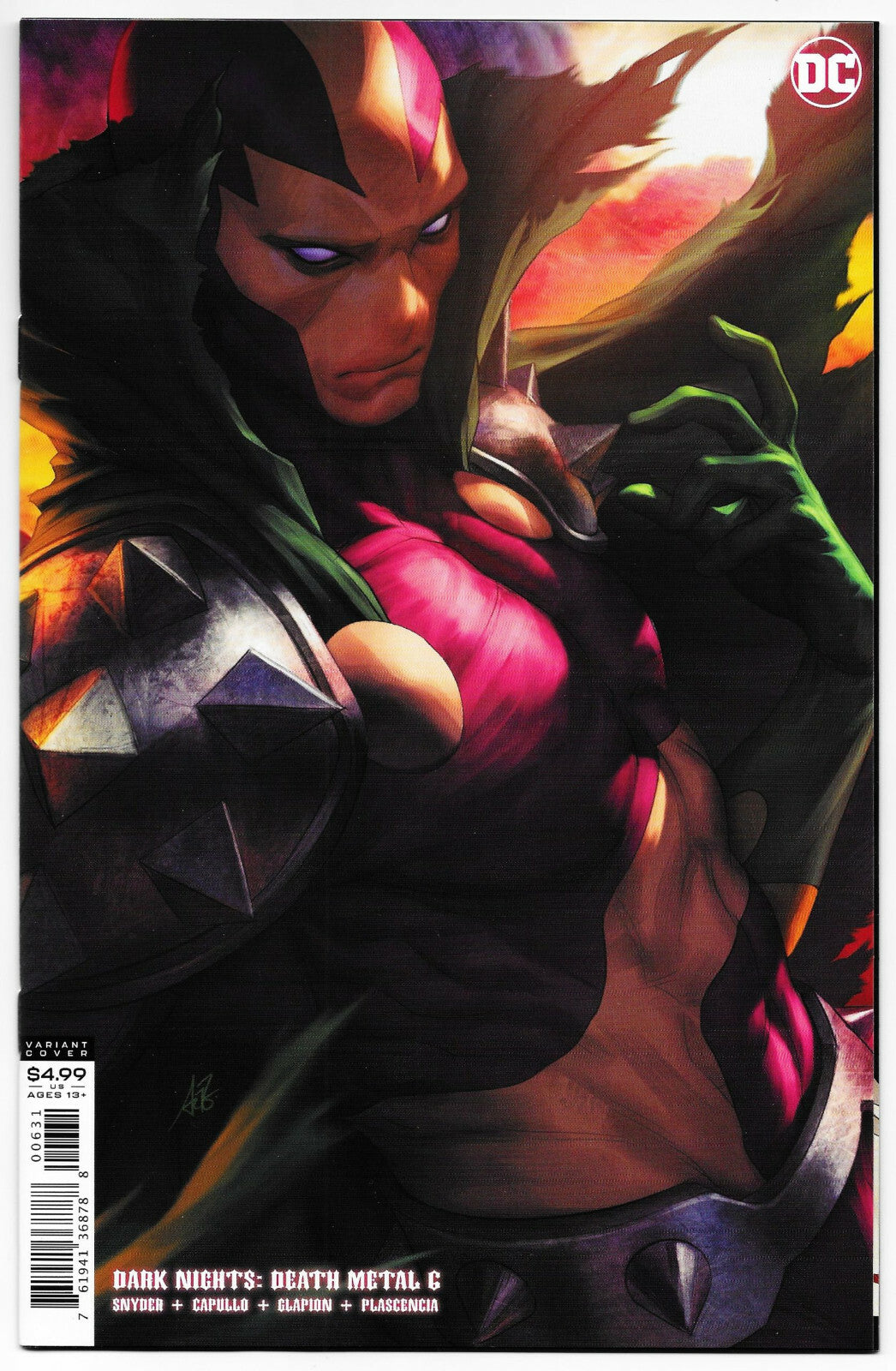 DARK NIGHTS DEATH METAL #6 ARTGERM VARIANT COVER DC COMICS NM 1st PRINT 2020
