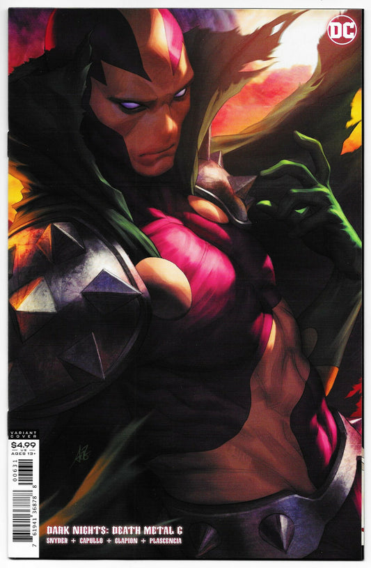 DARK NIGHTS DEATH METAL #6 ARTGERM VARIANT COVER DC COMICS NM 1st PRINT 2020
