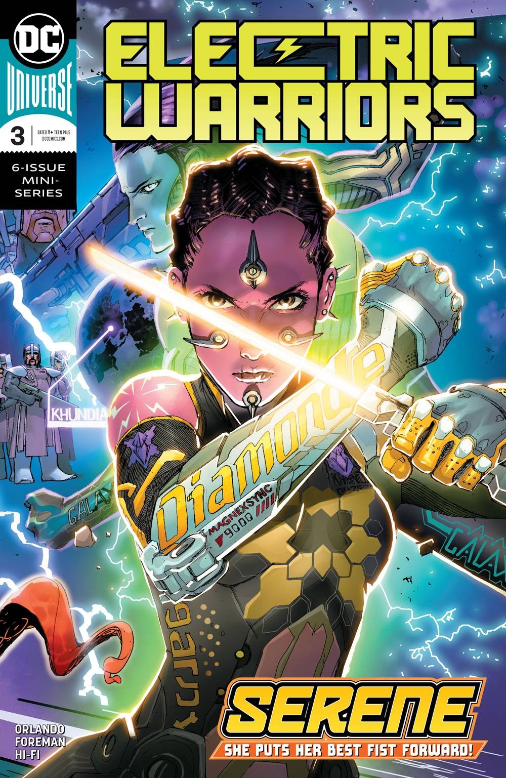 ELECTRIC WARRIORS #3 OF 6 DC NM 1ST PRINT 2019