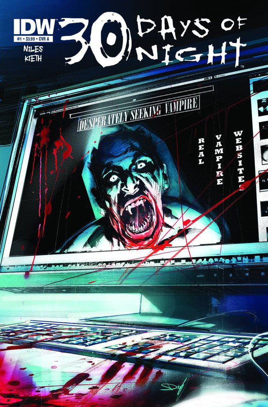 30 DAYS OF NIGHT VOL 2 #1 DAVIDE FURNO COVER IDW  NM FIRST PRINT