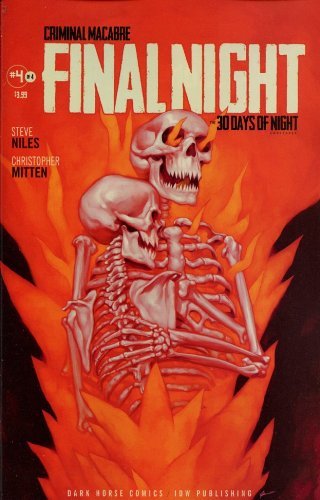 CRIMINAL MACABRE FINAL NIGHT 30 DAYS XOVER #4 IDW NM 1st PRINT