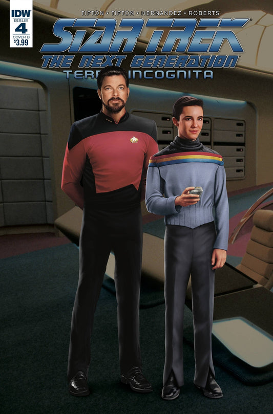 STAR TREK TNG TERRA INCOGNITA #4 COVER B PHOTO IDW NM FIRST PRINT 2018