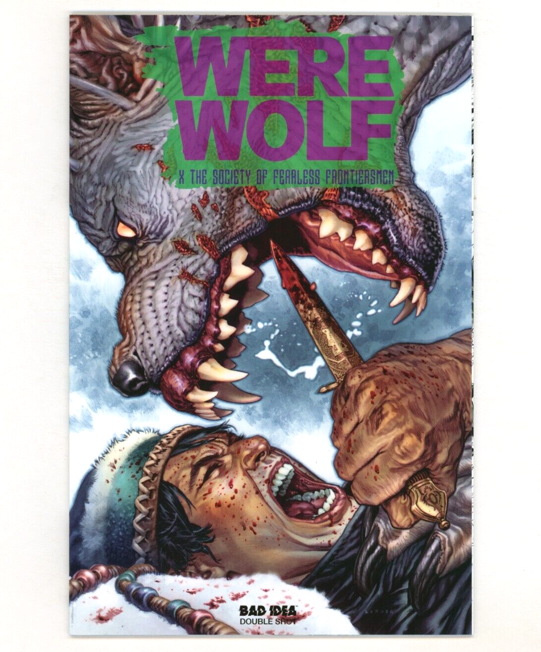 WEREWOLF X THE SOCIETY OF FEARLESS FRONTIERSMEN #1 BAD IDEA 2021 NM 1ST PRINT