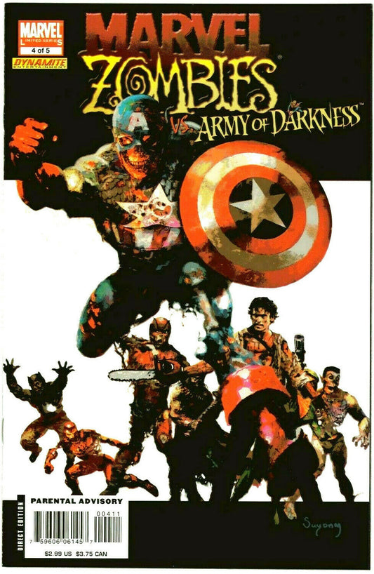 MARVEL ZOMBIES VS. ARMY OF DARKNESS #4 NM- 1ST PRINT