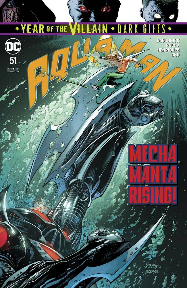 AQUAMAN #51 YOTV DARK GIFTS MAIN COVER DC NM 1ST PRINT 2019