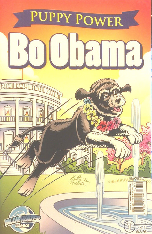 BO OBAMA PUPPY POWER COMIC #1 BLUEWATER COVER A VFN 2009