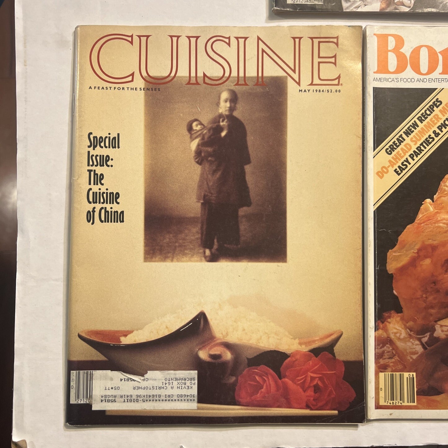 1970s 1980s COOKING MAGAZINE LOT OF 7 CUISINE GOURMET BON APPETIT