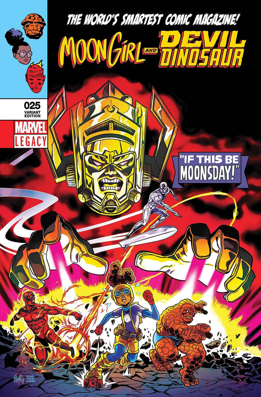 MOON GIRL DEVIL DINOSAUR #25 SMITH LENTICULAR HEROES VARIANT MARVEL LEGACY NM