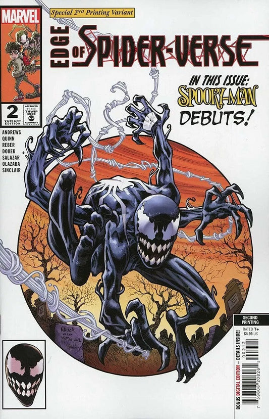 EDGE OF SPIDER-VERSE #2 NM 2ND PRINT MAIN COVER MARVEL COMICS 2024