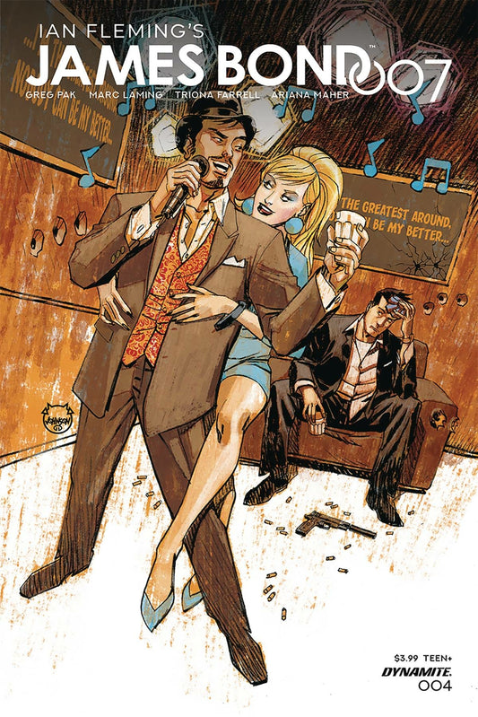 JAMES BOND 007 #4 COVER A JOHNSON DYNAMITE NM 1ST PRINT 2019