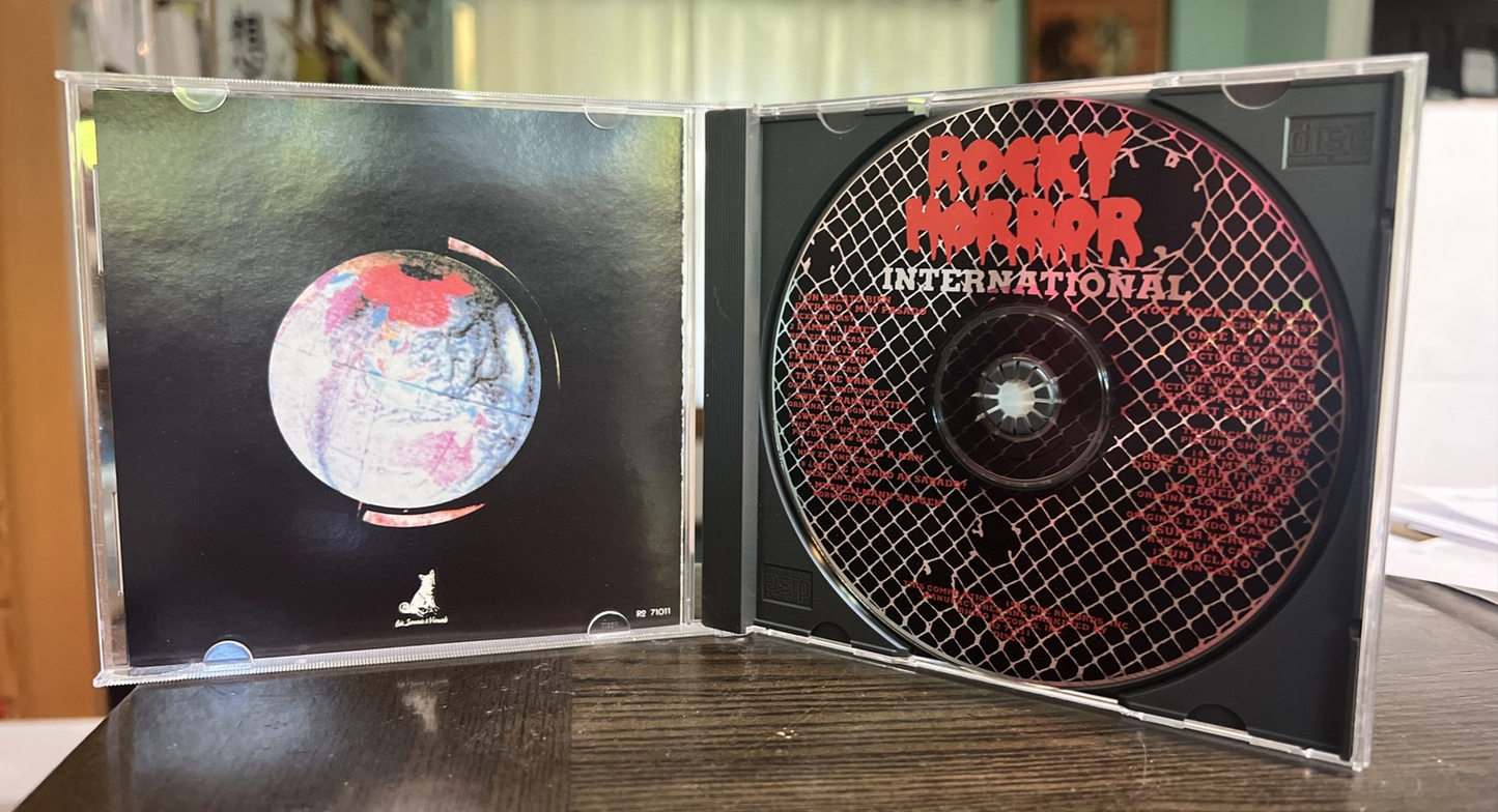 ROCKY HORROR INTERNATIONAL ODE COMPILATION CD 17 TRACKS 1990 RHINO
