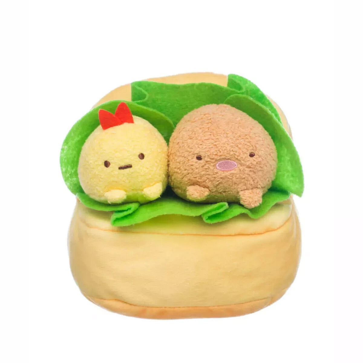 SAN-X SUMIKKOGURASHI ORIGINAL TONKATSU AND EBI SANDWICH PLUSH JAPAN CUTE