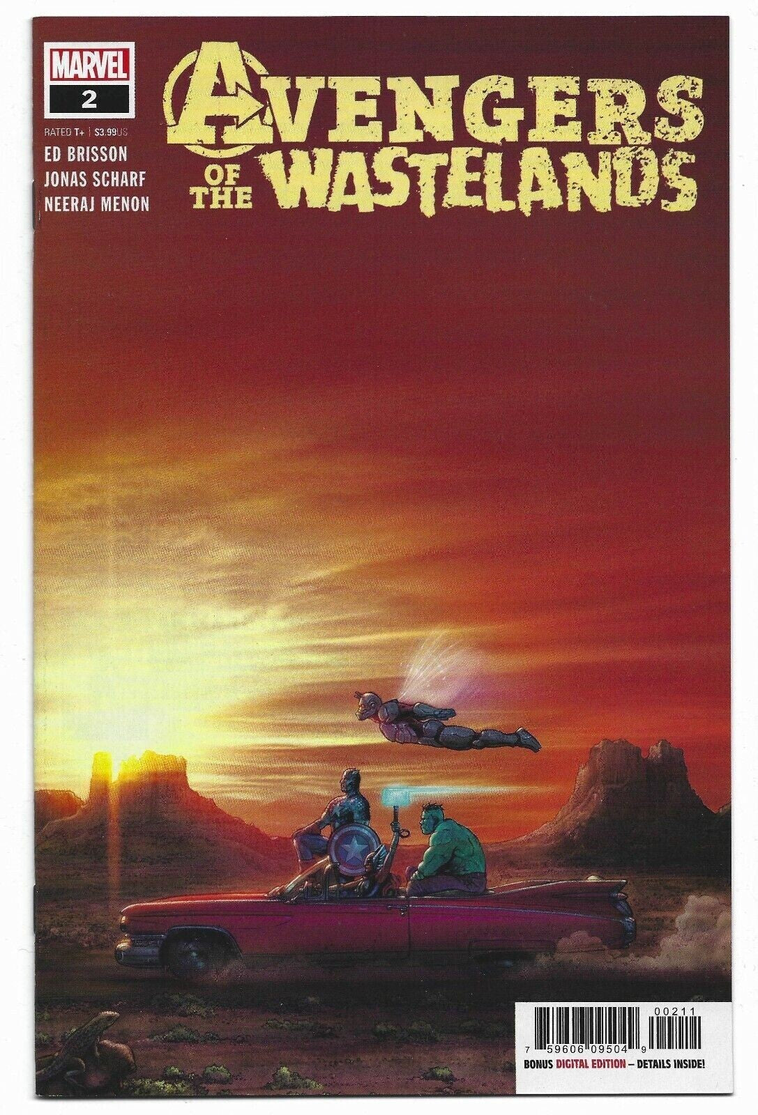 AVENGERS OF THE WASTELANDS #2 MARVEL COMICS 2020 HULK THOR ANTMAN FIRST PRINT