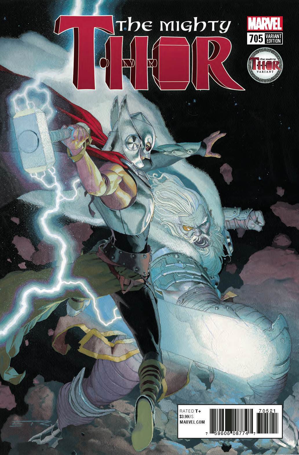 MIGHTY THOR #705 RIBIC MIGHTY THOR VARIANT LEGACY MARVEL NM