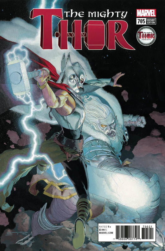 MIGHTY THOR #705 RIBIC MIGHTY THOR VARIANT LEGACY MARVEL NM
