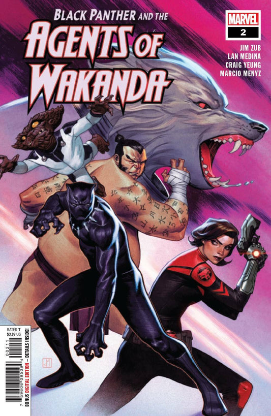 BLACK PANTHER AND AGENTS OF WAKANDA #2 MAIN COVER MARVEL NM 1ST PRINT 2019