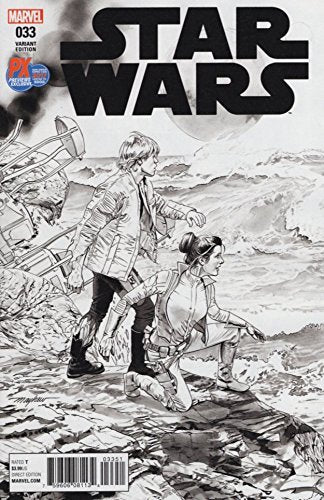 STAR WARS #33 SDCC B&W VARIANT JASON AARON NM 1ST PRINT