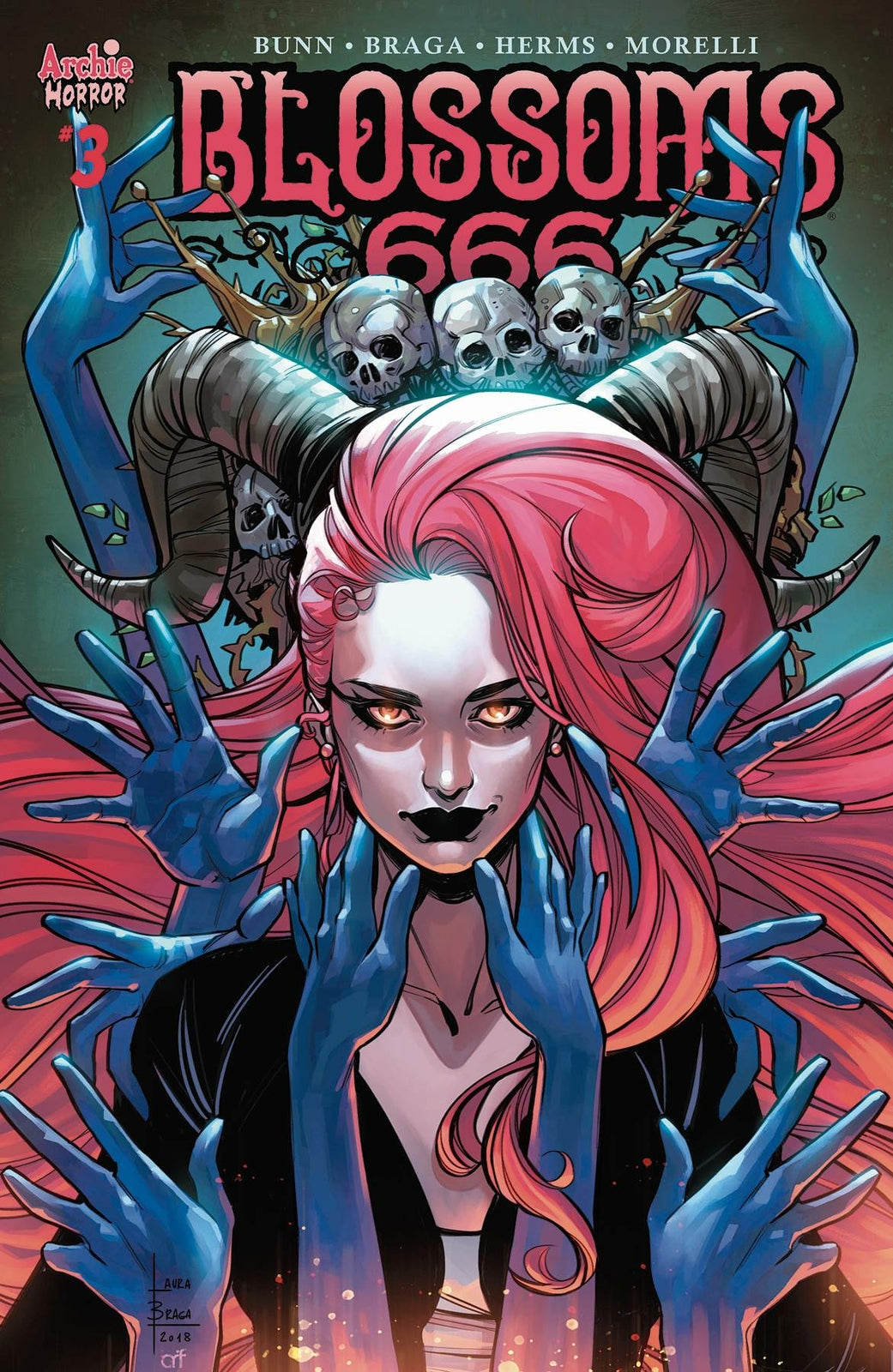 BLOSSOMS 666 #3 COVER A BRAGA ARCHIE COMICS NM 1ST PRINT 2019
