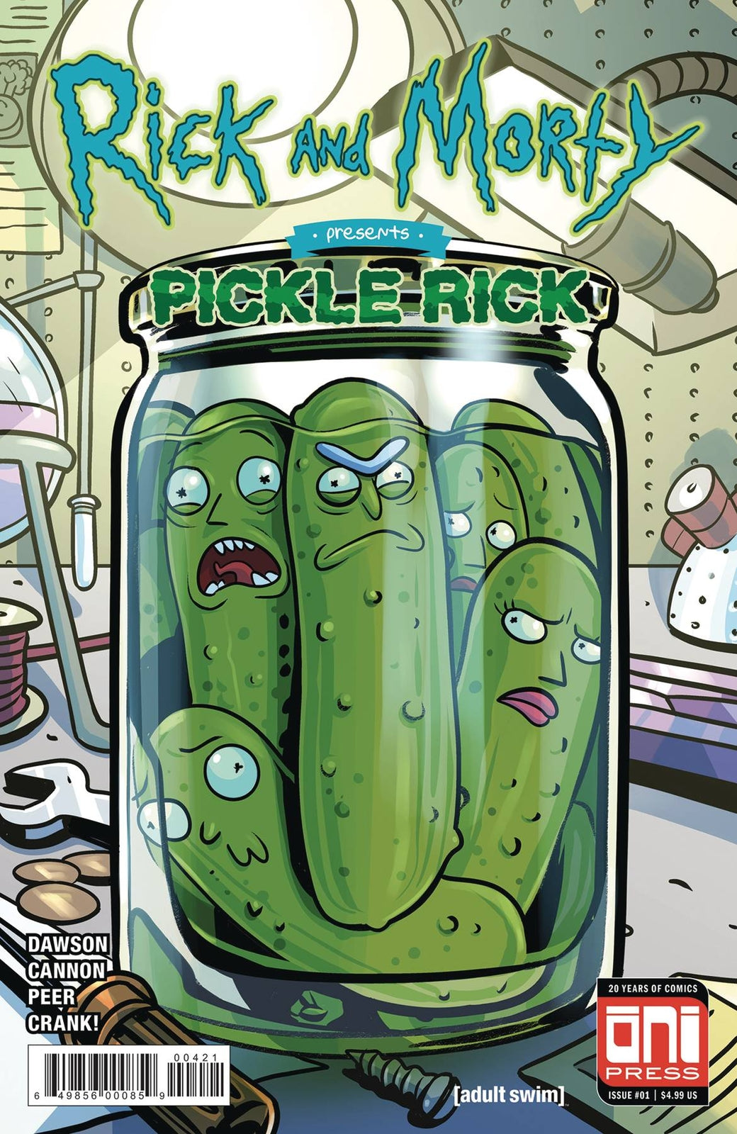 RICK & MORTY PRESENTS PICKLE RICK #1 B DEWEY VARIANT ONI NM 1ST PRINT 2018