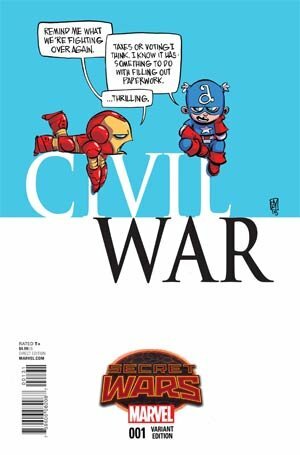 CIVIL WAR VOL. 2 #1 COVER B VARIANT SCOTTIE YOUNG MARVEL NM 1st PRINT