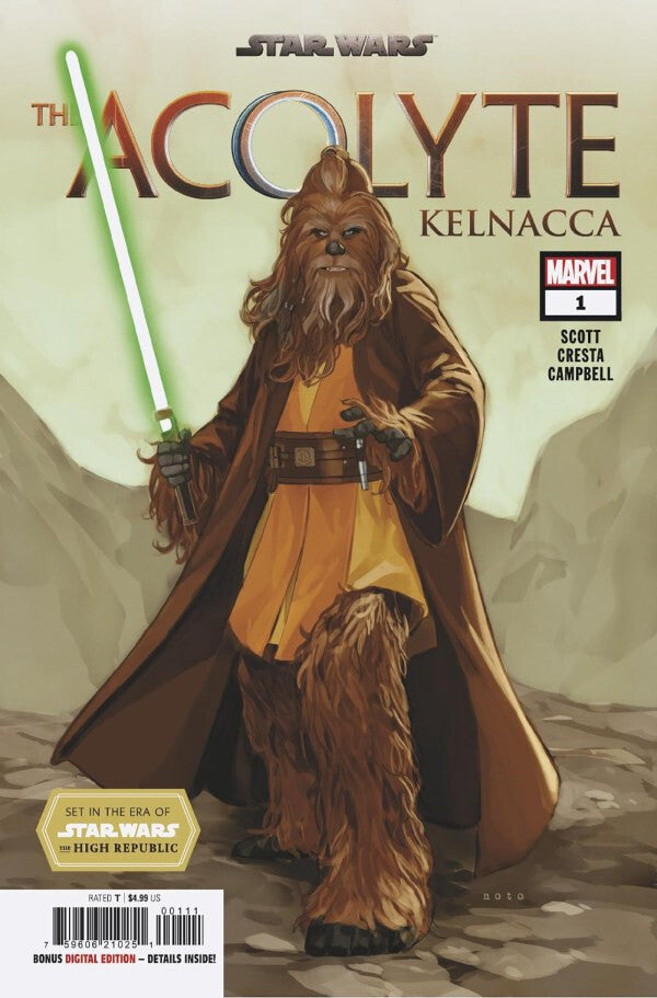 STAR WARS THE ACOLYTE KELNACCA #1 NM 1ST PRINT MAIN COVER MARVEL COMICS 2024